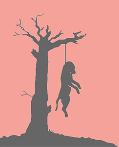 Roma. Un cane impiccato ad un albero del parco dei Lodigiani Roma. Un cane impiccato ad un albero del parco dei Lodigiani