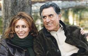 Lando Buzzanca con Elena Bouryka nella serie tv 'Mio figlio' Lando Buzzanca con Elena Bouryka nella serie tv 'Mio figlio'