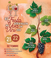Velletri 21-22 settembre la 93° edizione della Festa dell’Uva e dei Vini  Velletri 21-22 settembre la 93° edizione della Festa dell’Uva e dei Vini