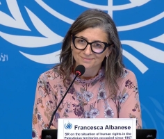 La direttrice dello Special Rapporteur dell'Onu Francesca Albanese La direttrice dello Special Rapporteur dell'Onu Francesca Albanese