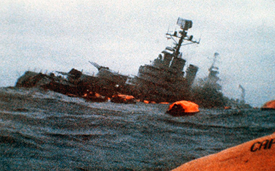 L'affondamento dell'incrociatore leggero Generale Belgrano