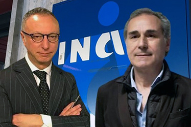 I componenti del Comitato Consultivo Provinciale Inail di Palermo Raffaele Loddo e Filippo Virzì