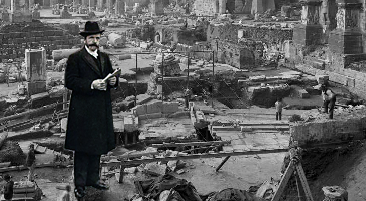 Sandro Consolato, Boni esploratore del Foro romano