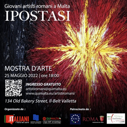 «Ipostasi», 7 giovani artisti romani in mostra a Malta