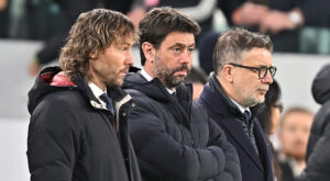 a Juventus penalizzata di 15 punti. Il gruppo dirigente travolto dall'inchiesta plusvalenze: Pavel Nedved, Andrea Agnelli e Fabio Paratici