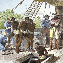 La tratta degli schiavi africani con le Antille procurava grandi guadagni alla borghesia marittima francese