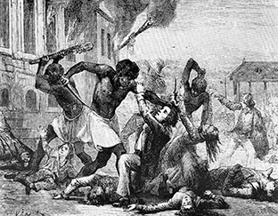 L'uccisione dei bianchi ad Haiti iniziata con la rivolta degli schiavi africani nel 1791