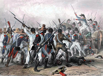 L'esercito francese inviato da Napoleone è sconfitto Il 18 novembre 1803 nella battaglia di Vertieres
