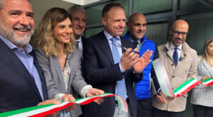 Il ministro Francesco Lollobrigida a Perugia all'inaugurazione della nuova sede di Fdi