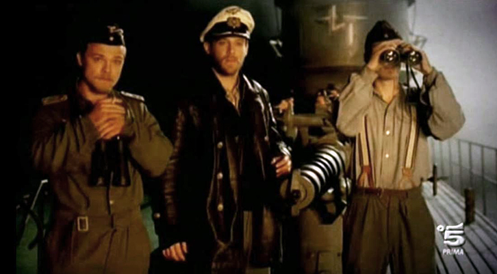 L'attore tedesco Ken Duken nei panni del Comandate di U-Boot Werner Hartenstein nella miniserie 'L'affondamento del Laconia'. La sua vicenda è analoga a quella di Salvatore Todaro