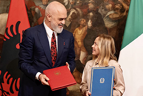 L'accordo Italia-Albania firmato il 7 novembre dalla premier Giorgia Meloni e il suo omologo albanese Edi Rama