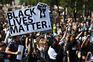 Manifestanti del Black Lives Matter