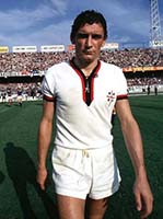Gigi Riva portò il Cagliare ad aggiudicarsi l'unico Scudetto di Serie A della sua storia nel Campionato 1969-1970