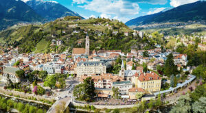 La città di Merano situata nel cuore dell’Alto Adige